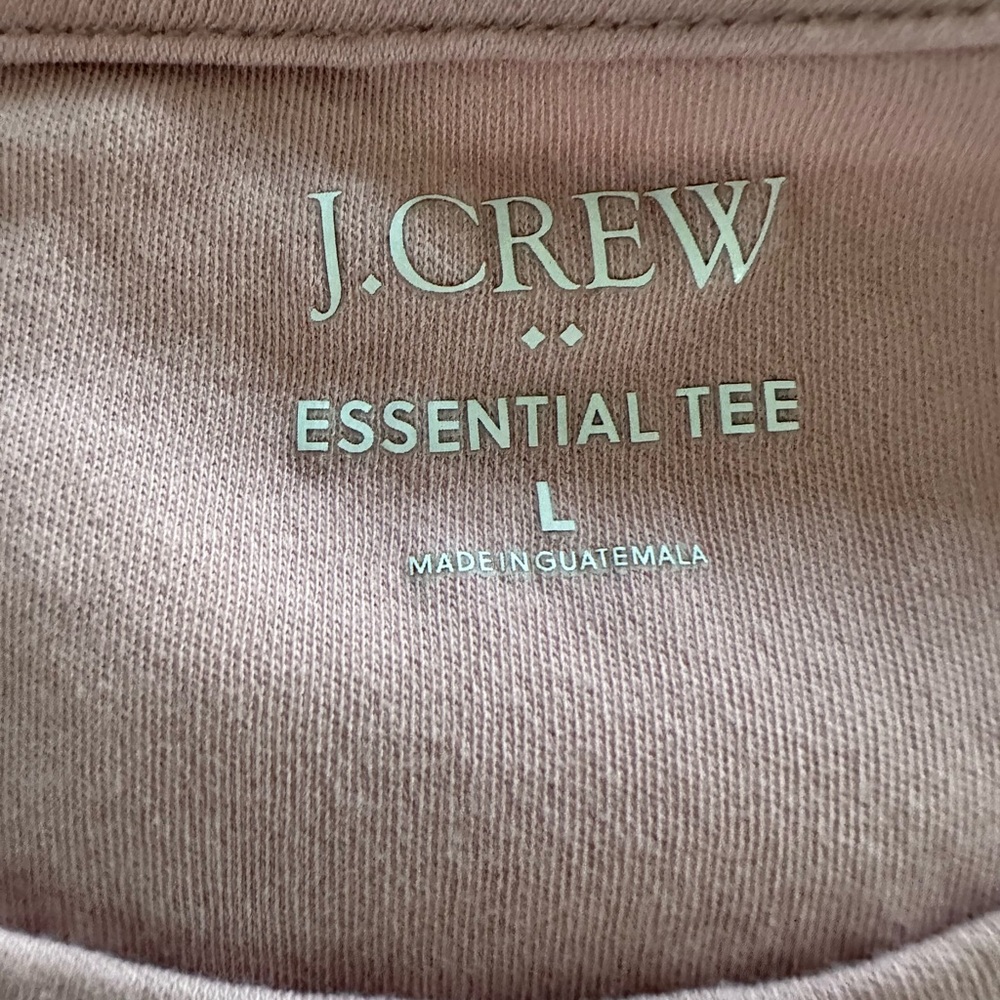 J.Crew Essential Tee in Soft Pink